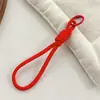 Cordão Colorido Novo para Celular Transfronteiriço, Corda Trançada Feita à Mão, Chaveiro para Capa de Celular DIY, Alça Destacável Anti-Perda para Garrafa de Água