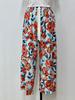 Calças de pijama de seda de algodão feminino verão rayon fino calças retas plus size calças de ar condicionado doméstico Calças de proteção solar de praia de celebridades da Internet