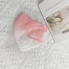 Máscara Descartável Adulto 3D Gradiente Blush Estéreo Proteção Verão Fina Suporte para Cabelo Autoportante