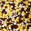 Bloques de construcción redondos, accesorios de relleno de bola hechos a mano para juguetes de apretar hechos a mano DIY, bolas huecas y materiales para pelotas que hacen ruido