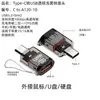 Adaptador transparente de USB-C hembra a USB macho, disponible en cuatro colores, soporta transmisión de datos de 10 Gbps y carga de 120 W