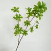 Relógio Japonês Pendurado Folha Multi-pétala Folha de Milão Planta Verde Casa Sala de Estar Modelo Decoração de Quarto Arranjo de Flores Acessórios Casamento Flores Artificiais