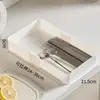 Caixa de Armazenamento Plástica Embutida na Gaveta, Organizador de Cosméticos para Quarto, Suporte de Armazenamento Acrílico para Utensílios de Cozinha
