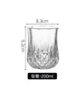 Vaso de mousse de cristal para el hogar, vaso de mojito, vaso de jugo de gran capacidad, vaso de agua para taza con logotipo