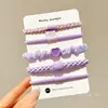 Gomas para el pelo de niños, nuevo estilo 2026, con diseño de lazo, bandas elásticas para el pelo para niñas, suaves con el pelo, alta elasticidad, círculos para coleta, accesorios para el pelo