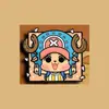 Ímã de Geladeira Magnético Acrílico Anime Desenho Animado Fofo One Piece Ímã de Geladeira Acrílico Personalizado Criativo