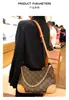 2026 m Lv Bolso de Mujer Bolsa de Compras Bolso Croissant Bolso de Hombro Cruzado Bolso Tote Cuero Genuino Repujado Versátil Lujo Ligero