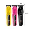 Kemei -1678 cortadora de cabello universal de alta potencia con pantalla digital cortadora de cabello de alta velocidad cortadora profesional para salón de belleza eléctrica de empuje