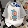 Camiseta de algodón puro de peso pesado, de nicho, de longitud media, manga corta, para hombres y mujeres, superventas de verano, top empalmado de cuello redondo holgado, ins