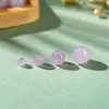 Cuentas redondas de vidrio de gelatina de 4-10 mm, imitación de jade, cuentas sueltas, accesorios para pulseras, collares, joyería, cuentas para manualidades y joyería hecha a mano