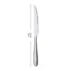 Juego de Cubiertos de Acero Inoxidable Transfronterizo para Hoteles, Cuchillos y Tenedores para Bistec, Cucharas Soperas, Cucharas de Postre para Restaurantes, Tenedores para Pasteles, Juego de Cubiertos con Mango Puntiagudo