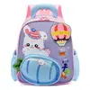 Mochila Escolar Desenho Animado Fofo Meninos Meninas Infantil Grande Capacidade Versátil Estampada Moda Jardim de Infância Bolsa de Ombro Duplo