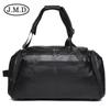 Bolso de mano de cuero para hombre directo de fábrica, bolsa de viaje, viaje al aire libre, equipaje de piel de vaca, mochila de cuero convertible