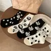 Calcetines de Lunares de Dibujos Animados de Conejo Japonés para Primavera y Verano Calcetines de Media Caña para Mujer Calcetines Lindos para Niña Otoño e Invierno Dulces Combinan con Todo Universitarios