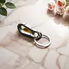 Llavero para colgar en la cintura unisex doble aro creativo colgante para llave de coche llavero de metal llavero simple