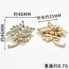 Broche de Lujo de Alta Gama para Mujer Exquisito Diseño de Corsage Sentido de Diseño Nicho Abrigo Traje Estilo 2026 Tendencia Pines Accesorios