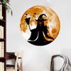 Fanxi nueva serie de luna luminosa de Halloween Bad Woman Halloween pegatinas decorativas de pared Q010