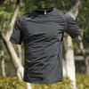 Nueva camiseta de manga corta transfronteriza 2026 para hombre, marca de tendencia en Instagram, estilo hip-hop europeo y americano, camiseta básica de cuello redondo, top de verano
