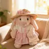 Solo Ropa de Muñeca/Ropa Hecha a Mano para Muñeca Conejo Jc Bonnie, Pijama, Vestido Mismo Estilo del Pequeño Libro Rojo, Conjunto para Muñeca de 32cm, Lindo