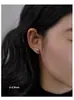 Hermosos Pendientes de Plata S999 con Mini Perlas Akoya Color Gris Aurora, Estilo de Lujo Ligero de Nicho de Gama Alta, Pendientes Modelo Nuevo 2026