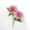 Flor Artificial Gerbera Crisântemo de Duas Cabeças Flor Decorativa Flor Falsa de Interior Buquê Decorativo de Mão Alta Simulação