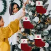 Meias de Natal transfronteiriças, Decorações de Árvore de Natal, Meias de Carta, Pingentes Criativos, Presentes para Crianças, Decorações de Festa, Baixos Preços Transfronteiriços
