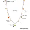Rueda de la Fortuna Shijia Mismo Estilo Corazón de Perla Múltiples Accesorios Collar con Borla para Mujer Cadena de Clavícula Versátil Juego de Joyas