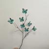 Simulación de 7 ramas muertas accesorios de fotografía de mariposas escenario de boda ventana flores de simulación decoración suave adornos de sala de estar hogar