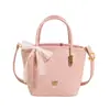 Bolsa de Palha Fresca e Simples Estilo Coreano, Nova Bolsa de Ombro Elegante e da Moda, Bolsa Transversal Versátil do Dia a Dia