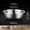 Acero Inoxidable 304 Cuenco Profundo Engrosado para Sopa Cuenco para Hogar Cuenco para Sopa Cuenco para Fideos Plato Plato para Fruta Venta Caliente Transfronteriza