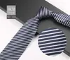 Corbata de Hombre Camisa de Negocios Rayada Seguridad Profesional Ropa Formal Venta al por Mayor Más Logotipo Fabricante 8cm Hecha a Mano