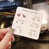 Set de Ear Cuff de Estilo Lujo Ligero para Mujer, Pendientes Pequeños de Estilo Minimalista de Verano con un Toque Sencillo y Sofisticado