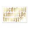 Adesivos de Letras de Cristal de 3 polegadas para Decoração de Carro e Móveis DIY Tamanho Grande Adesivos de Transferência UVDTF Atacado