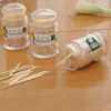 Palillo de Dientes de Bambú Natural Pagoda Creativo Coreano Caja de Wholesale Portátil Doble Punta Cilindro Fábrica de Palillos de Dientes Wholesale Palillo de Dientes