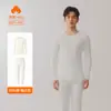 Roupas de outono calças de outono conjunto de algodão puro masculino gola redonda fino antibacteriano tamanho grande todo algodão roupa íntima quente inverno