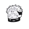 Anime Jujutsu Kaisen Insignia Creativa Decoración Linda Serie Gojo Broche Bastón Tigre Combinación Periférica Dibujo Animado
