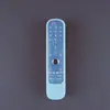 Adecuado para Control Remoto de TV Lg Mr20 21.22.23Ga, Cubierta Protectora de Silicona, Cobertura Total, Alta Definición, Transparente, Engrosado con Textura de Cuero