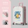 Maleta de Moda Trendy Celebridad de Internet Nueva Llegada Palanca Caja de Contraseña Maleta para Mujer Linda de Dibujos Animados Graffiti Silenciosa