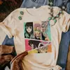 Camiseta Gráfica de Dibujos Animados de Tanjiro para Mujer Camiseta de Anime Manga Japonés Camiseta de Demon Slayer Ropa Estética para Mujer