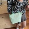 Moda Casual Transfronteiriça Leve para Deslocamento Simples Versátil Tendência Bolsa de Mão de Grande Capacidade Bolsa Tote Preta