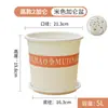 Vaso de Resina Off-White Tamanho Galão para Uso Doméstico, Espessado e Baixo Perfil, Adequado para Cultivar Suculentas e Plantas Verdes, Vaso de Flores de Plástico Grande, Disponível para Atacado