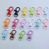 Pintura Colorida Assada Liga de Zinco Mosquetão Giratório para Cachorro DIY Manualidades Miçangas Perler Boneca Pingente Fivela Ornamento Material Pequenos Acessórios