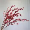 Materiales Artificiales para Arreglo Floral de Frutas Milanesas Fruta Milanesa Decoración de Paisajismo Interior para Hogar Sala de Estar Fruta Nieve Cereza Fruta