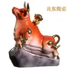 Bote de Vino Vacío Zodiaco Buey 2.5kg Botella Sellada para Licores Doméstica Frasco Cerámica Jingdezhen Jarra de Vino Creativa Caja de Regalo
