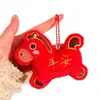 2026 Año del Caballo Muñeco Mascota Colgante Muñeco de Peluche Lindo Llavero de Pony Puesto Bolsita de Regalo Pequeña Accesorios