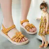 Sandálias Femininas Nova Moda Coreana Popular na Internet Estilo Quente Verão de Menina Antiderrapante Sola Macia Infantil Antiderrapante Sapatos de Princesa
