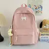 Mochila Escolar para Meninas, Estilo Japonês, Adequada para Alunos do Ensino Fundamental das Séries Três a Seis, Versátil e Simples, Grande Capacidade, Mochila de Estilo Fresco para Alunos do Ensino Médio