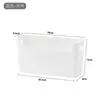 Caja de almacenamiento multiusos para colgar en la pared, para el interior de las puertas de los gabinetes de la cocina, caja organizadora con asa, se puede colgar o poner de pie