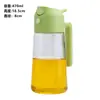 Botella Pulverizadora de Aceite de 500 ml con Función Integrada de Pulverización y Vertido, Pulverizador de Aceite de Vidrio para Cocina Casera y Freidora de Aire