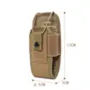 Bolsa Táctica para Ventilador de Ejército al Aire Libre Bolsa Multifuncional para Teléfono Móvil Bolsa Táctica de Cintura Estuche Protector para Intercomunicador Bolsa de Manos Libres